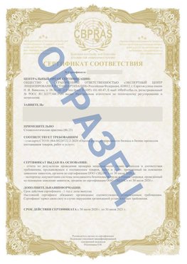 Образец Сертификат СТО 01.064.00220722.2-2020 Мышкин Сертификат СТО 01.064.00220722.2-2020 